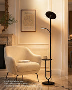 36W LED Uplighter Floor Lamp with Side Table
