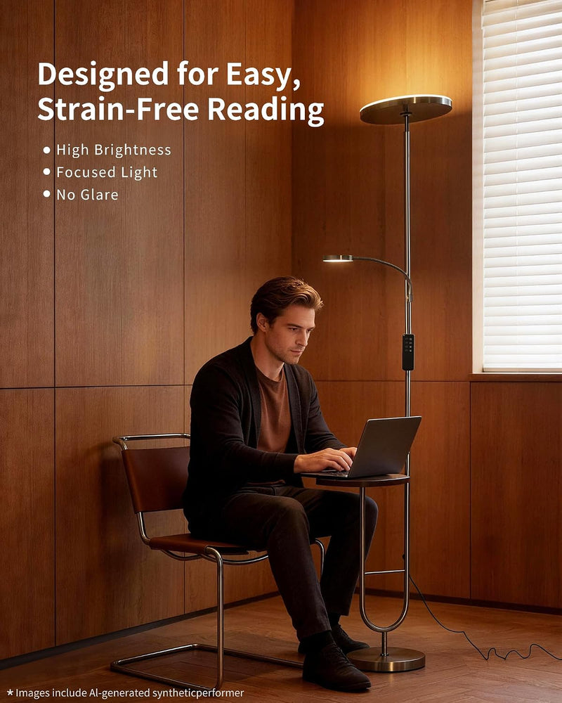 Modern LED Floor Lamp for Living Room 36W