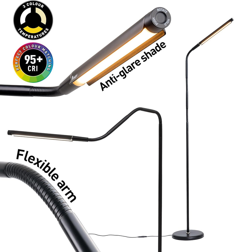Modern LED Floor Lamp with 3 Colour Temperatures