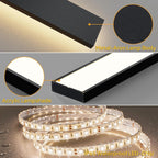 Modern LED Outdoor Wall Light 3000K 4500K (2 Pack)