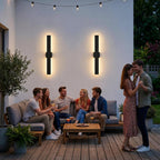 Modern LED Outdoor Wall Light 3000K 4500K (2 Pack)