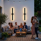 Modern LED Outdoor Wall Light 3000K 4500K (2 Pack)