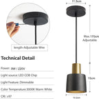Modern LED Pendant Light 9W Cob Ceiling Lighting