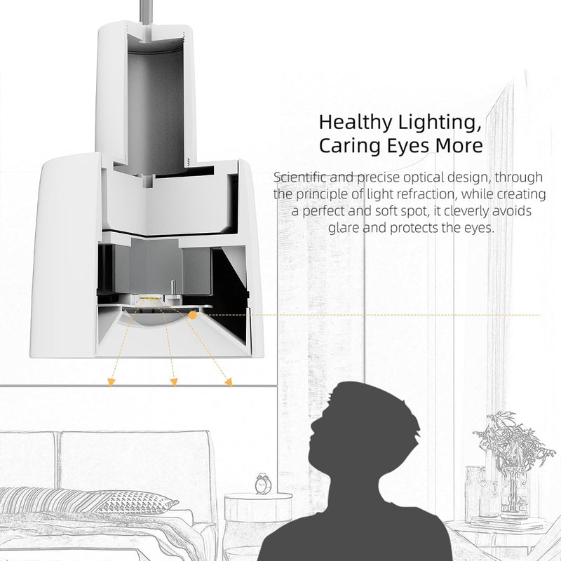 Modern LED Pendant Light 9W Cob Ceiling Lighting