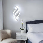 Modern LED Wall Light 22W 1320lm Spiral Aluminium (Set of 2)