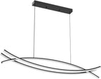 Modern Linear LED Pendant Light Kitchen Over