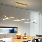 Modern Linear LED Pendant Light Kitchen Over