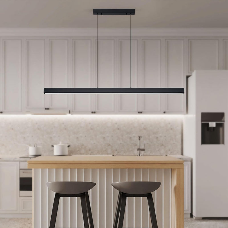 Modern Linear LED Pendant Light Kitchen Over