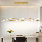 Modern Linear LED Pendant Light Kitchen Over