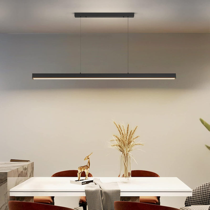 Modern Linear LED Pendant Light Kitchen Over