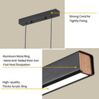 Modern Linear LED Pendant Light Kitchen Over