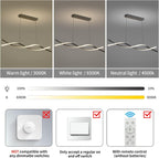 Modern Linear LED Pendant Light Kitchen Over