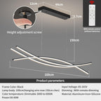 Modern Linear LED Pendant Light Kitchen Over