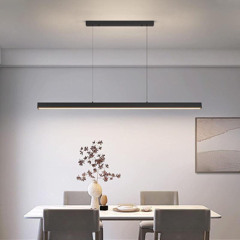 Modern Linear LED Pendant Light Kitchen Over