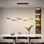 Modern Linear LED Pendant Light Kitchen Over