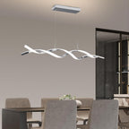 Modern Linear LED Pendant Light Kitchen Over