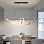 Modern Linear LED Pendant Light Kitchen Over