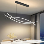 Modern Linear LED Pendant Light Kitchen Over
