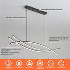 Modern Linear LED Pendant Light Kitchen Over