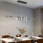 Modern Linear LED Pendant Light Kitchen Over