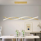 Modern Linear LED Pendant Light Kitchen Over