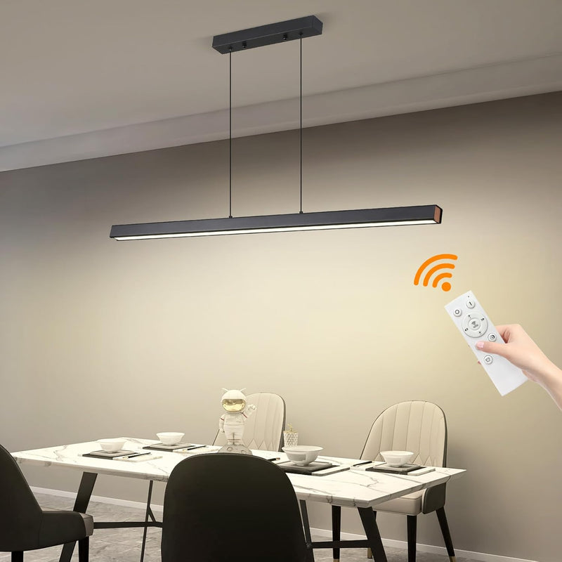 Modern Linear LED Pendant Light Kitchen Over