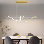 Modern Linear LED Pendant Light Kitchen Over