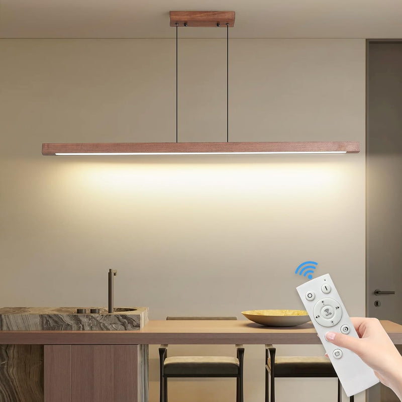 Modern Linear LED Pendant Light Kitchen Over