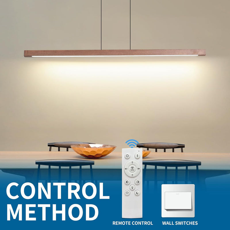 Modern Linear LED Pendant Light Kitchen Over