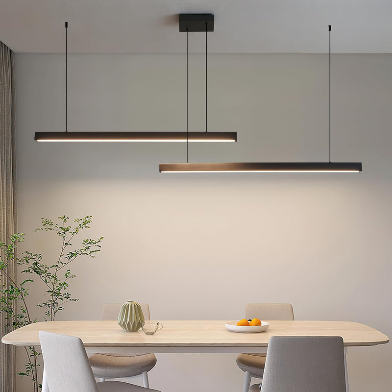 Modern Linear LED Pendant Light Kitchen Over