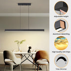 Modern Linear LED Pendant Light Kitchen Over