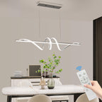 Modern Linear LED Pendant Light Kitchen Over