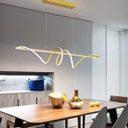 Modern Linear LED Pendant Light Kitchen Over