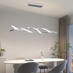 Modern Linear LED Pendant Light Kitchen Over
