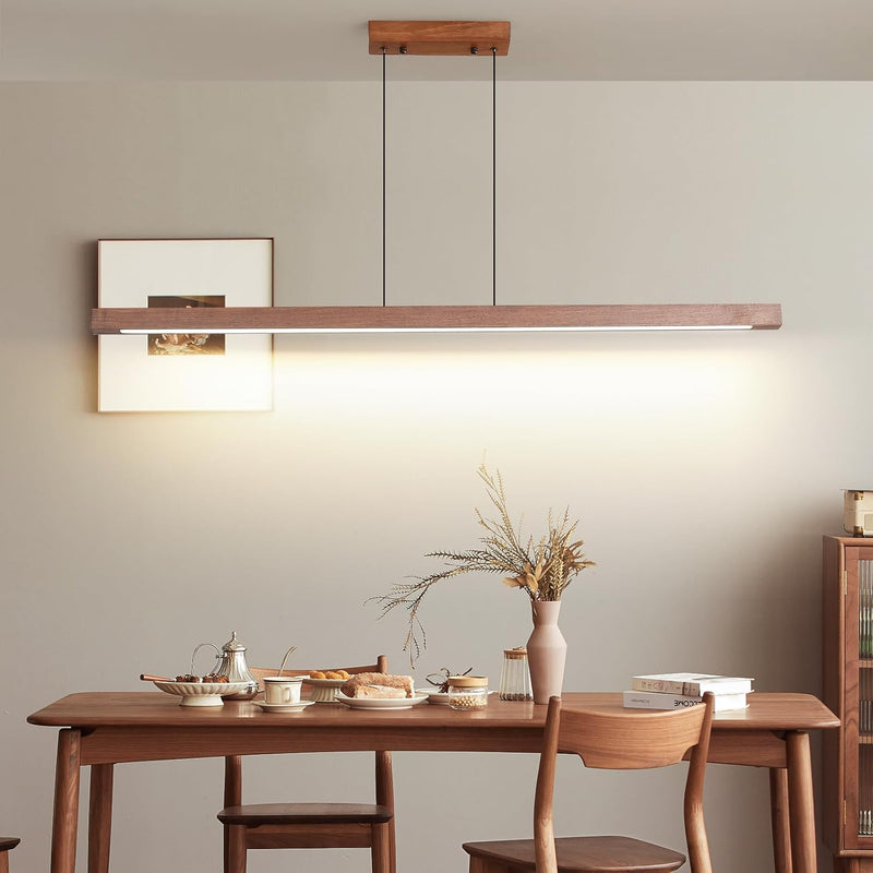 Modern Linear LED Pendant Light Kitchen Over