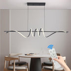Modern Linear LED Pendant Light Kitchen Over