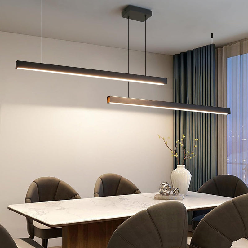 Modern Linear LED Pendant Light Kitchen Over