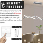 Modern Linear LED Pendant Light Kitchen Over