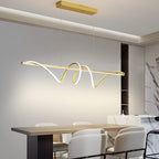 Modern Linear LED Pendant Light Kitchen Over