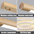Modern Linear LED Pendant Light Kitchen Over