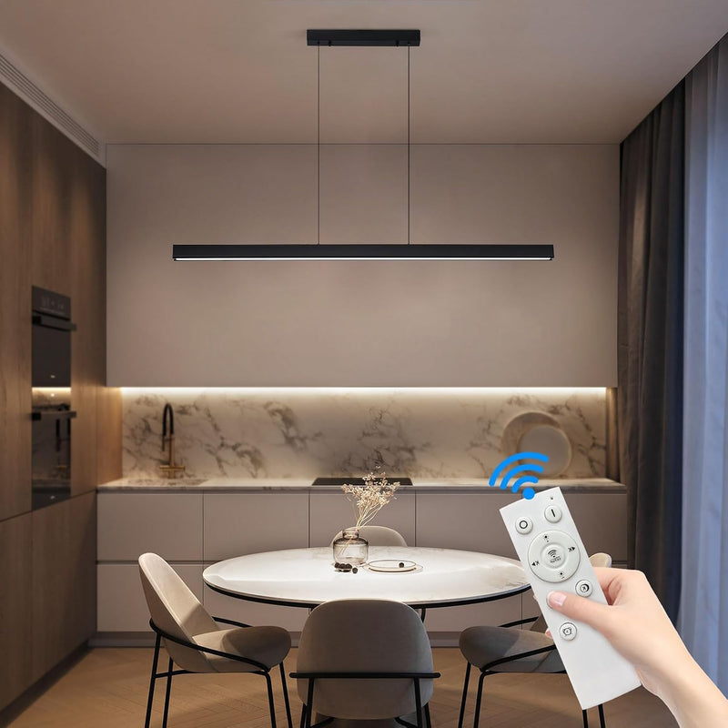 Modern Linear LED Pendant Light Kitchen Over