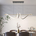 Modern Linear LED Pendant Light Kitchen Over