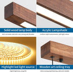 Modern Linear LED Pendant Light Kitchen Over