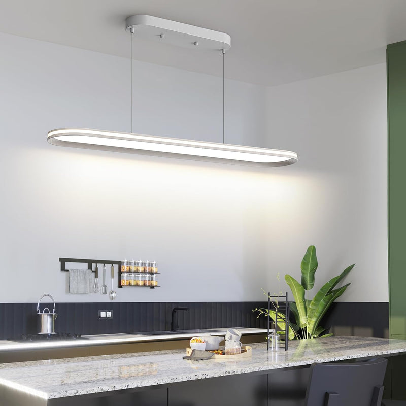 Modern Linear Pendant Light with Remote Control