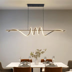 Modern Linear Pendant Light with Remote Control