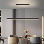 Modern Linear Pendant Light with Remote Control