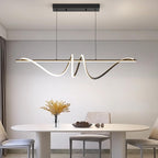 Modern Linear Pendant Light with Remote Control