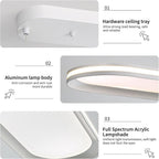 Modern Linear Pendant Light with Remote Control
