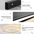 Modern Linear Pendant Light with Remote Control