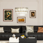 Modern Luxury Round Crystal Chandelier: 40CM 3-Tiers Ceiling